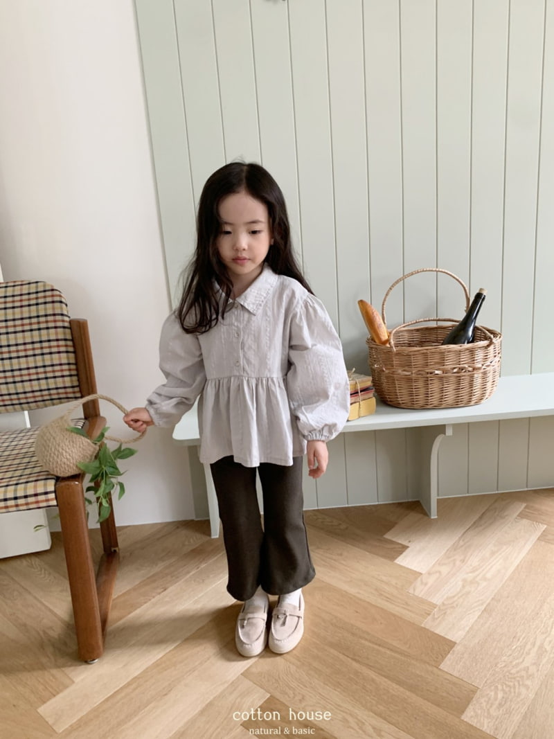 Cotton House - Korean Children Fashion - #todddlerfashion - Ellie Collar Blouse - 2