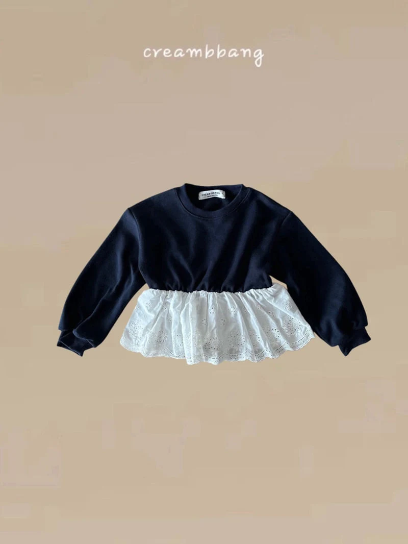 Cream Bbang - Korean Children Fashion - #Kfashion4kids - Lace Sweatshirts