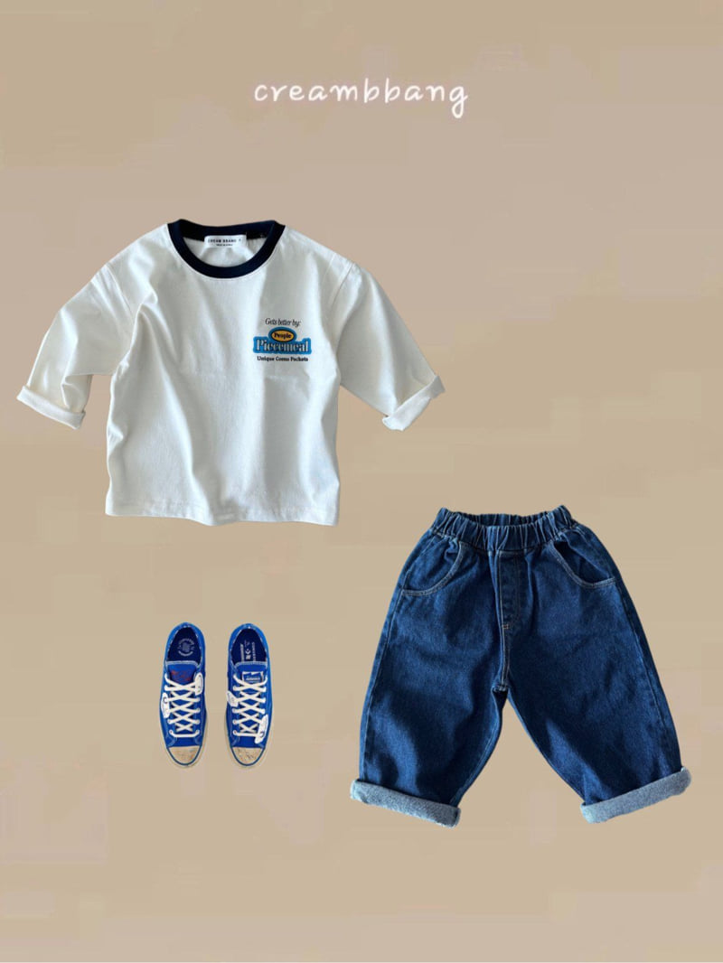 Cream Bbang - Korean Children Fashion - #childrensboutique - Better Colored Single Tee - 2