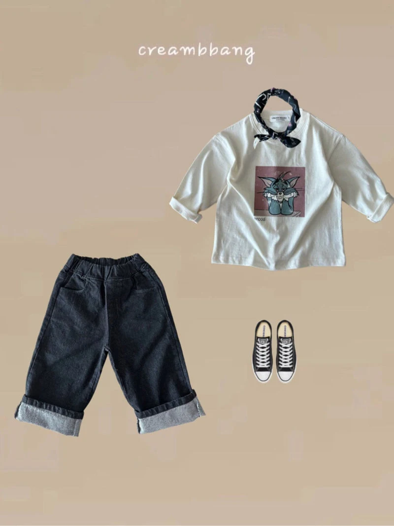 Cream Bbang - Korean Children Fashion - #childrensboutique - Classic Denim Pants - 7