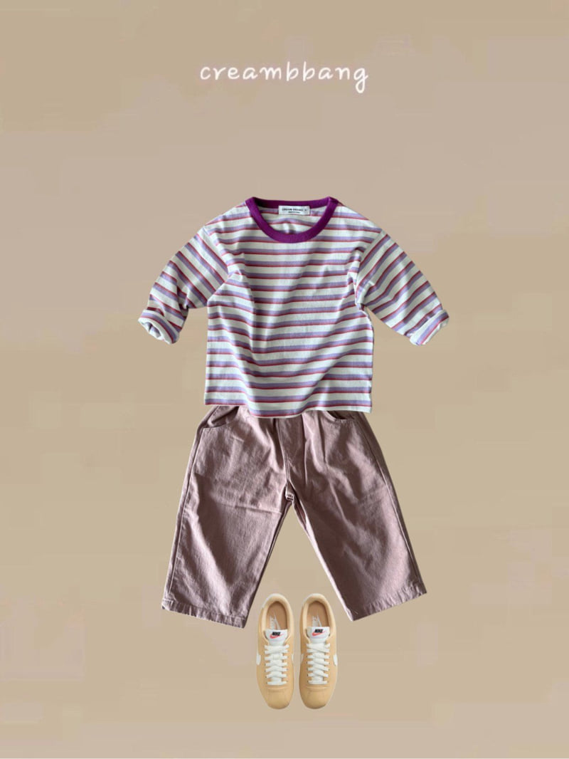 Cream Bbang - Korean Children Fashion - #designkidswear - Bio Cotton Baggy Pants - 11