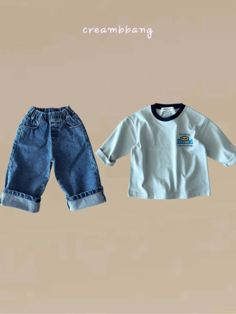 Cream Bbang - Korean Children Fashion - #discoveringself - Classic Denim Pants - 9