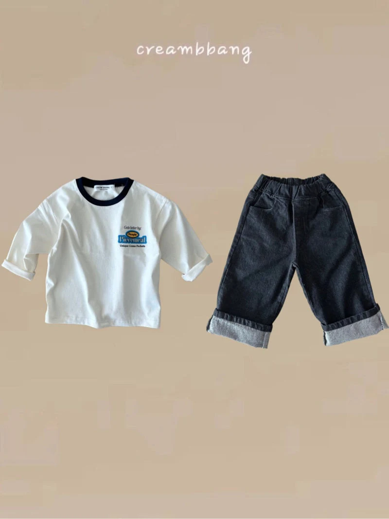 Cream Bbang - Korean Children Fashion - #fashionkids - Classic Denim Pants - 10