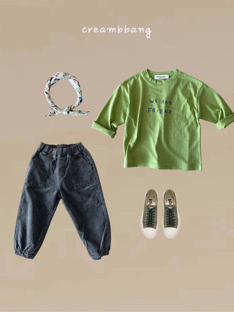 Cream Bbang - Korean Children Fashion - #fashionkids - Friends Single Tee - 8