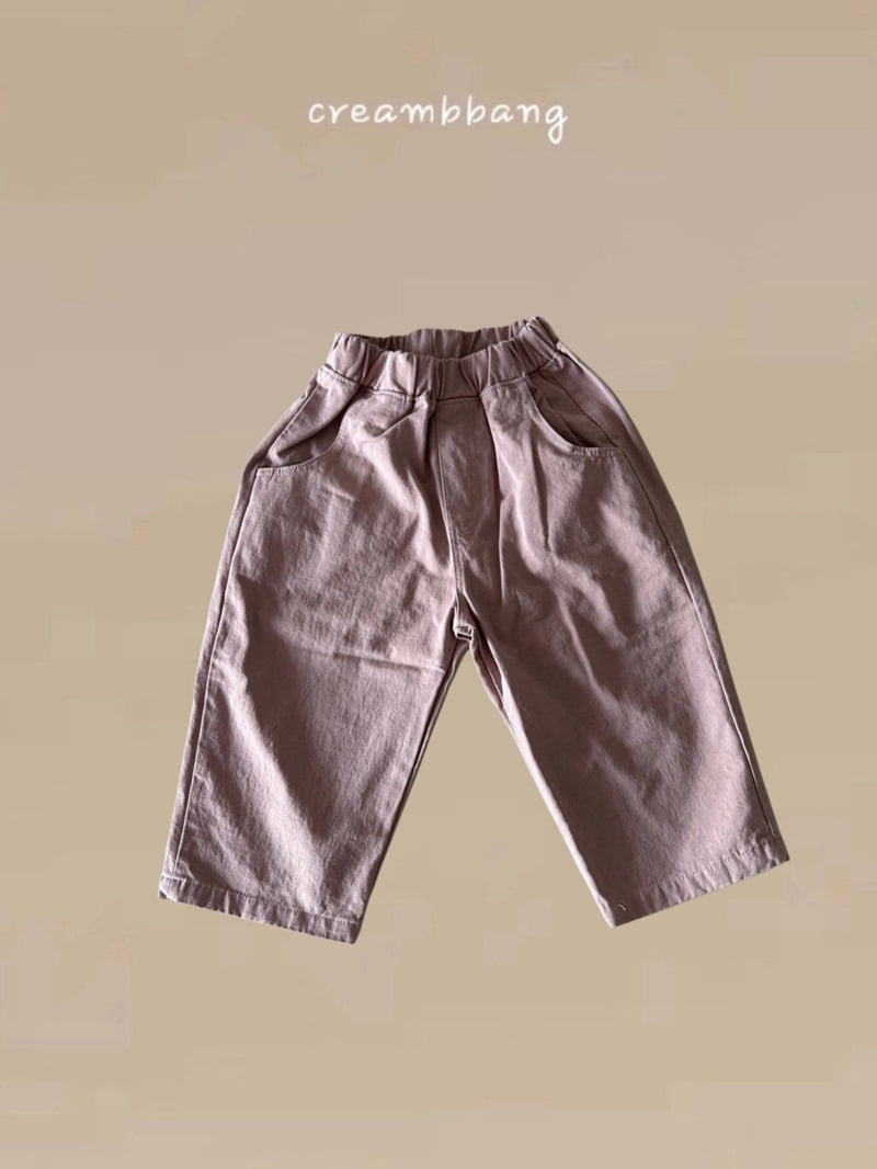 Cream Bbang - Korean Children Fashion - #littlefashionista - Bio Cotton Baggy Pants - 2