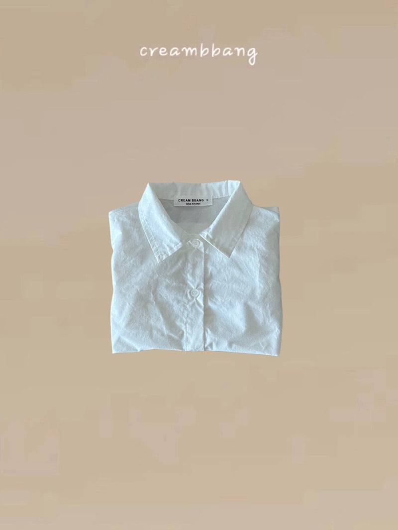 Cream Bbang - Korean Children Fashion - #magicofchildhood - Basic Cotton Shirt - 9