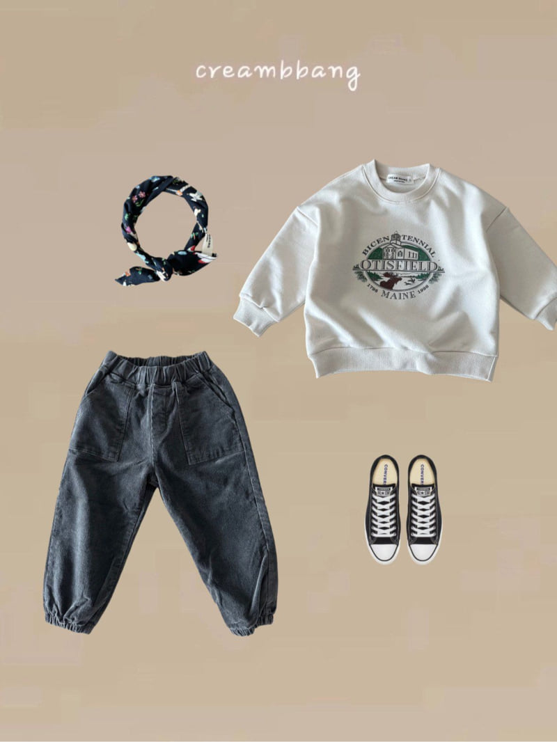 Cream Bbang - Korean Children Fashion - #littlefashionista - Corduroy Jogger Pants - 4