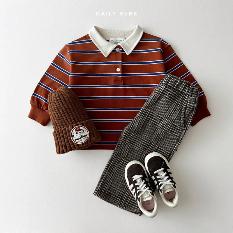 Daily Bebe - Korean Children Fashion - #Kfashion4kids - Polo Collar Tee - 12