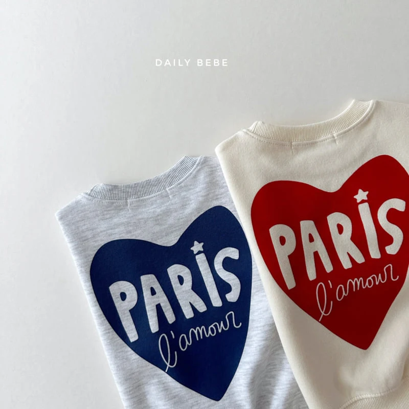 Daily Bebe - Korean Children Fashion - #childofig - Pair Heart Sweatshirts - 6