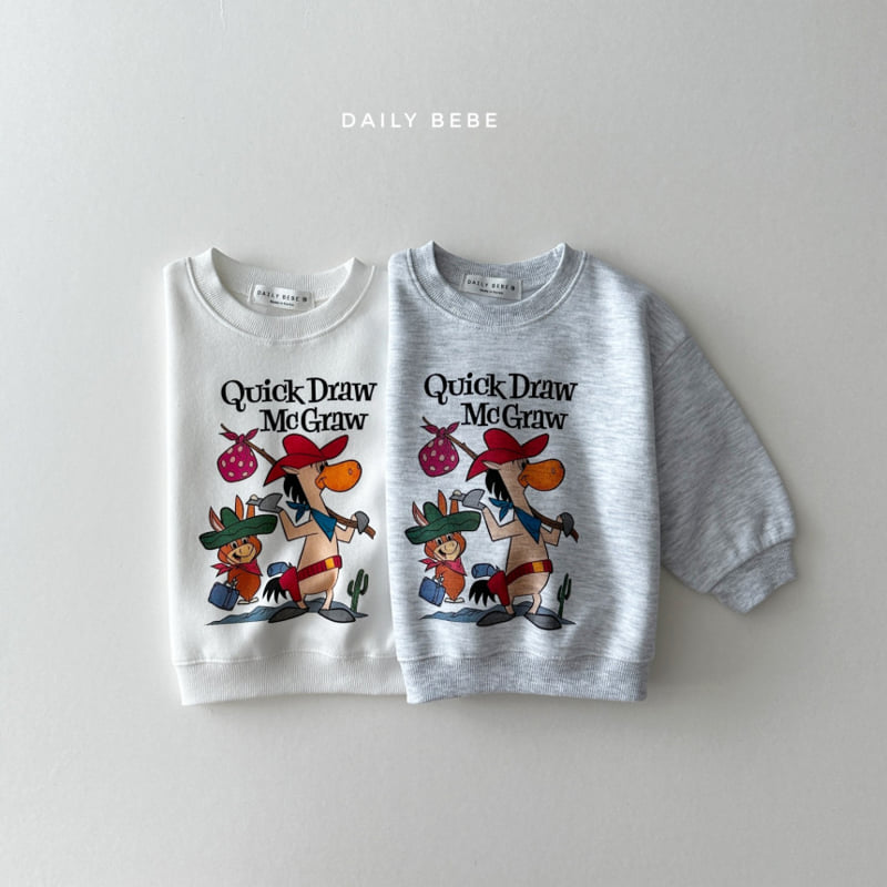 Daily Bebe - Korean Children Fashion - #childofig - Quick Draw Sweatshirts