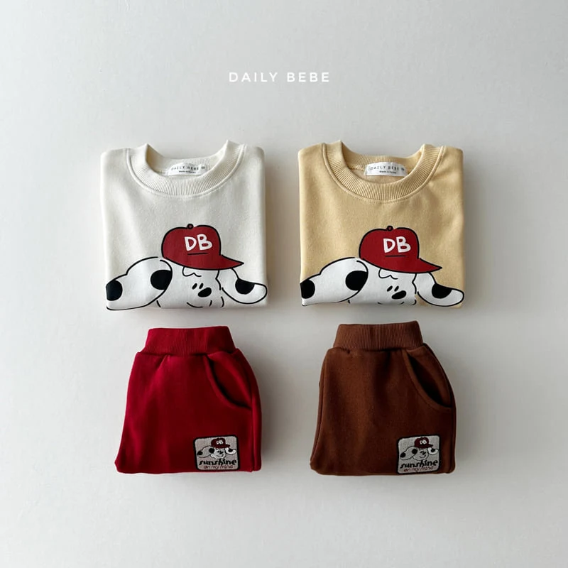 Daily Bebe - Korean Children Fashion - #childofig - Sunshine Top Bottom Set - 2