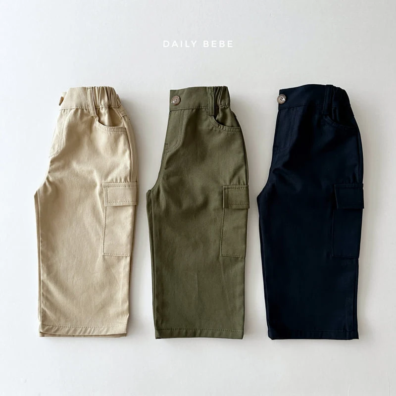 Daily Bebe - Korean Children Fashion - #childofig - Cargo Pants - 2