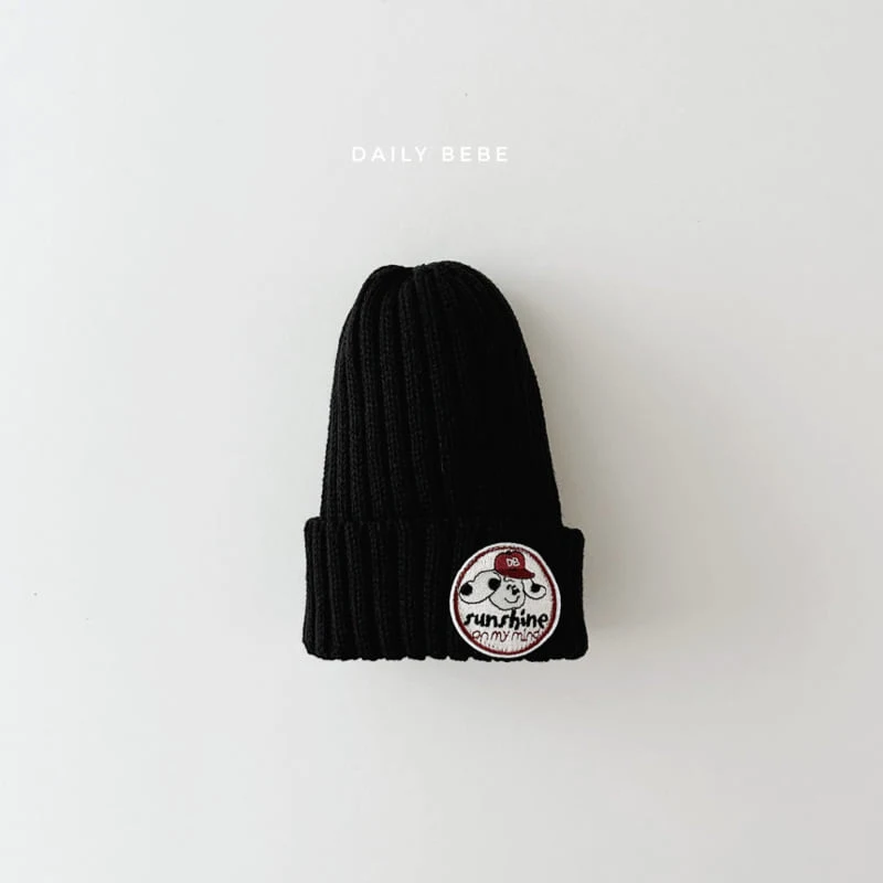 Daily Bebe - Korean Children Fashion - #childofig - Patch Long Beanie - 2