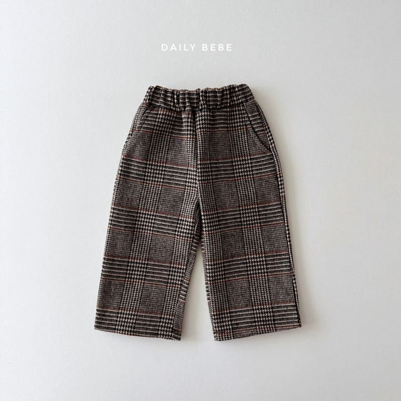 Daily Bebe - Korean Children Fashion - #childofig - Hound Check Pants