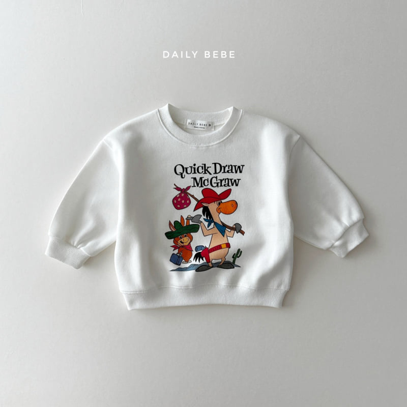 Daily Bebe - Korean Children Fashion - #designkidswear - Quick Draw Sweatshirts - 3