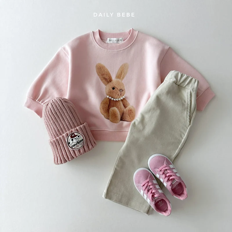 Daily Bebe - Korean Children Fashion - #designkidswear - Corduroy Span Pants - 3