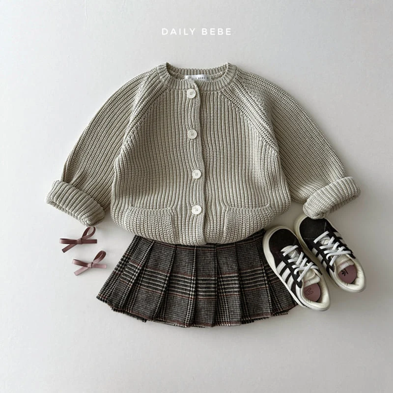 Daily Bebe - Korean Children Fashion - #discoveringself - Hound Check Skirt - 9