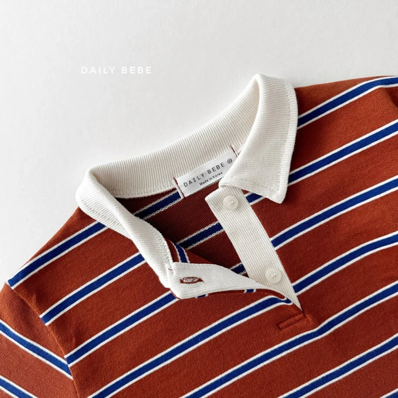 Daily Bebe - Korean Children Fashion - #discoveringself - Polo Collar Tee - 7