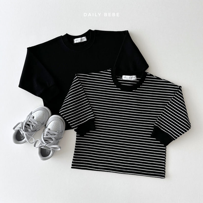 Daily Bebe - Korean Children Fashion - #fashionkids - 1+1 Basic Tee - 6