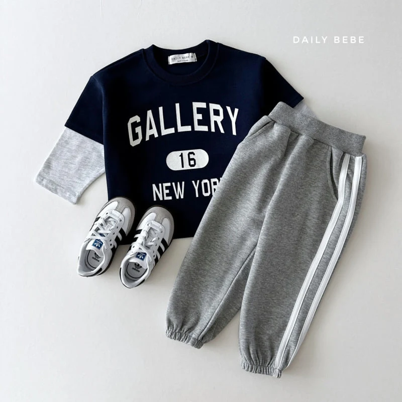 Daily Bebe - Korean Children Fashion - #kidsshorts - Gallery Tee - 12