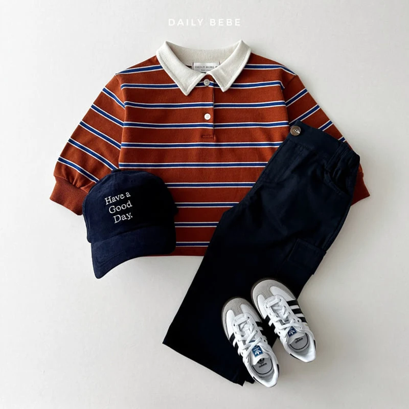 Daily Bebe - Korean Children Fashion - #kidsstore - Polo Collar Tee - 10