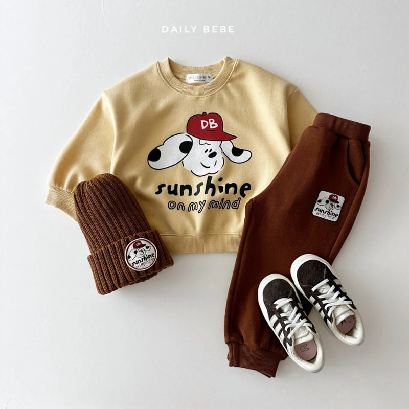 Daily Bebe - Korean Children Fashion - #kidzfashiontrend - Sunshine Top Bottom Set - 10