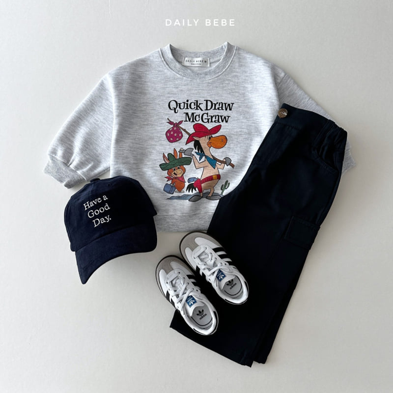 Daily Bebe - Korean Children Fashion - #littlefashionista - Quick Draw Sweatshirts - 10