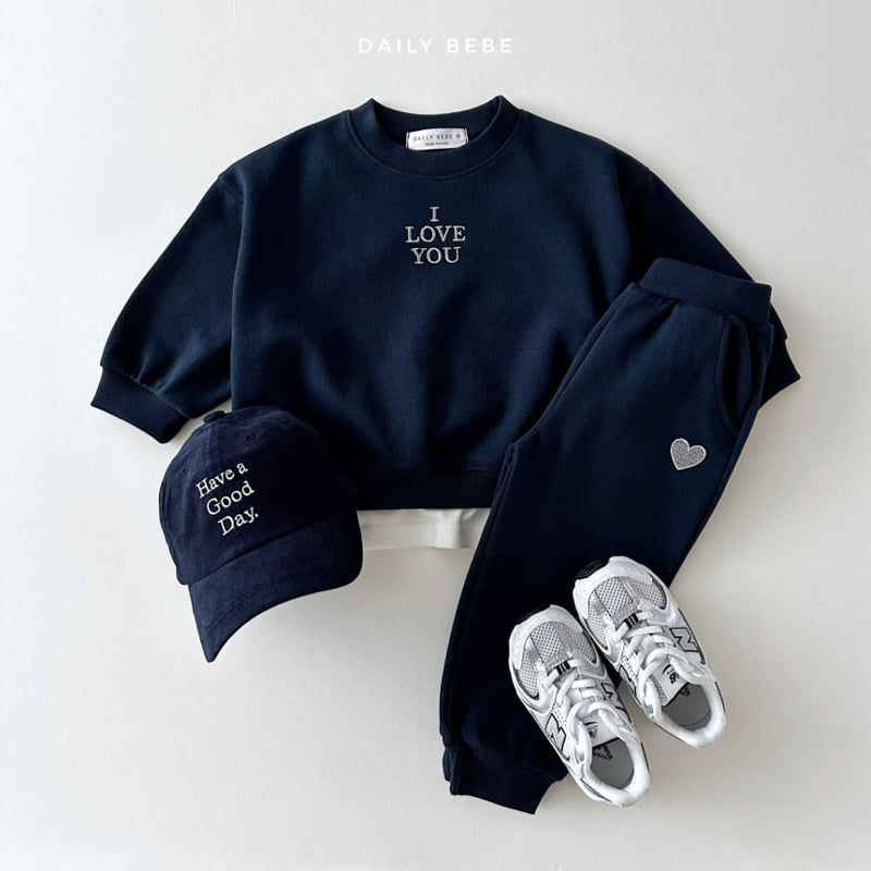 Daily Bebe - Korean Children Fashion - #magicofchildhood - I Love Set - 3