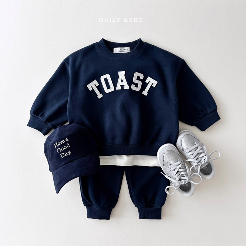 Daily Bebe - Korean Children Fashion - #magicofchildhood - Toast Top Bottom Set - 10