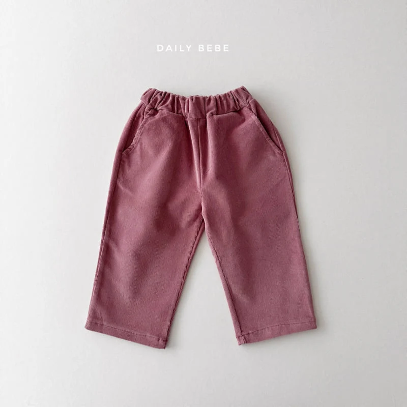 Daily Bebe - Korean Children Fashion - #magicofchildhood - Corduroy Span Pants - 11