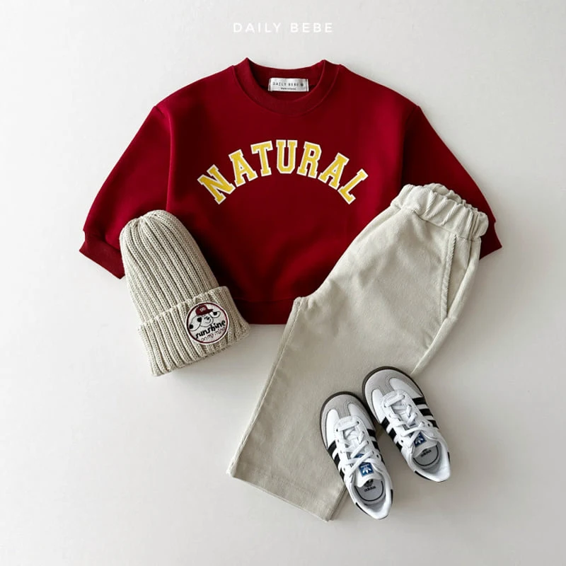 Daily Bebe - Korean Children Fashion - #magicofchildhood - Natural Sweatshirts - 9