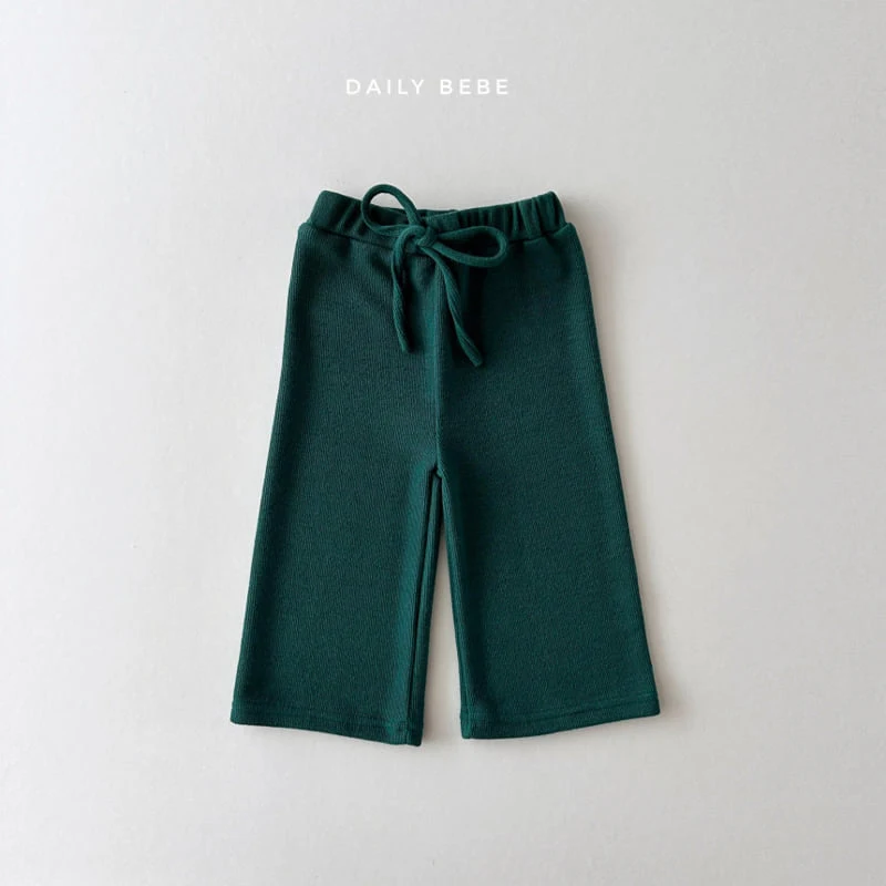 Daily Bebe - Korean Children Fashion - #minifashionista - Soft Wide Pants - 7