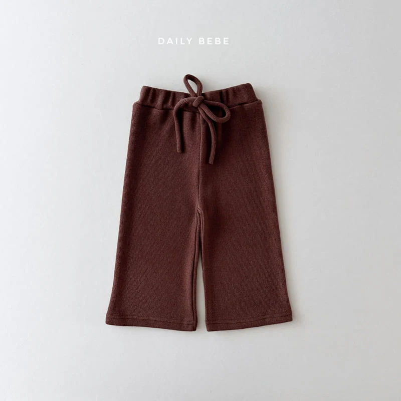 Daily Bebe - Korean Children Fashion - #prettylittlegirls - Soft Wide Pants - 8