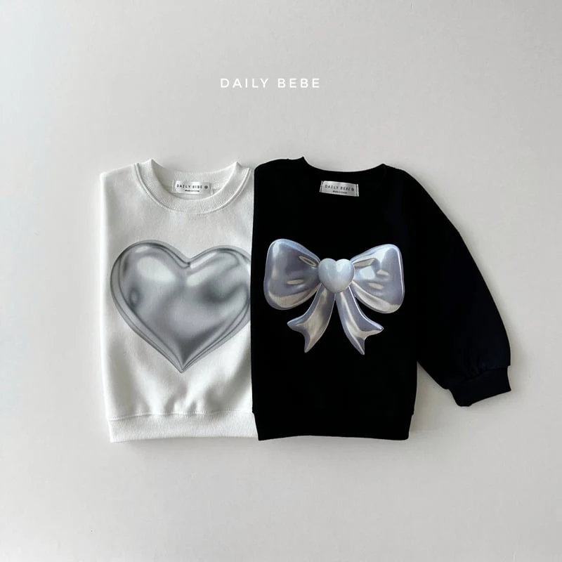 Daily Bebe - Korean Children Fashion - #prettylittlegirls - Silver Sweatshirts - 2