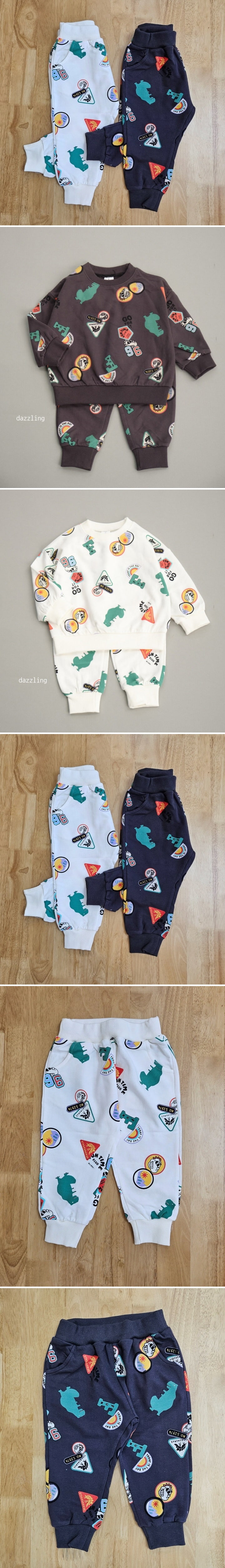 Dazzling - Korean Children Fashion - #Kfashion4kids - Dino Pants