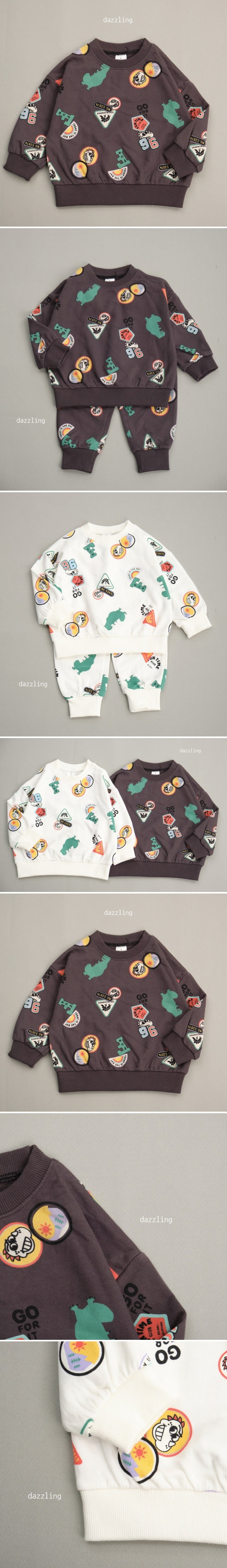 Dazzling - Korean Children Fashion - #magicofchildhood - Dino Tee