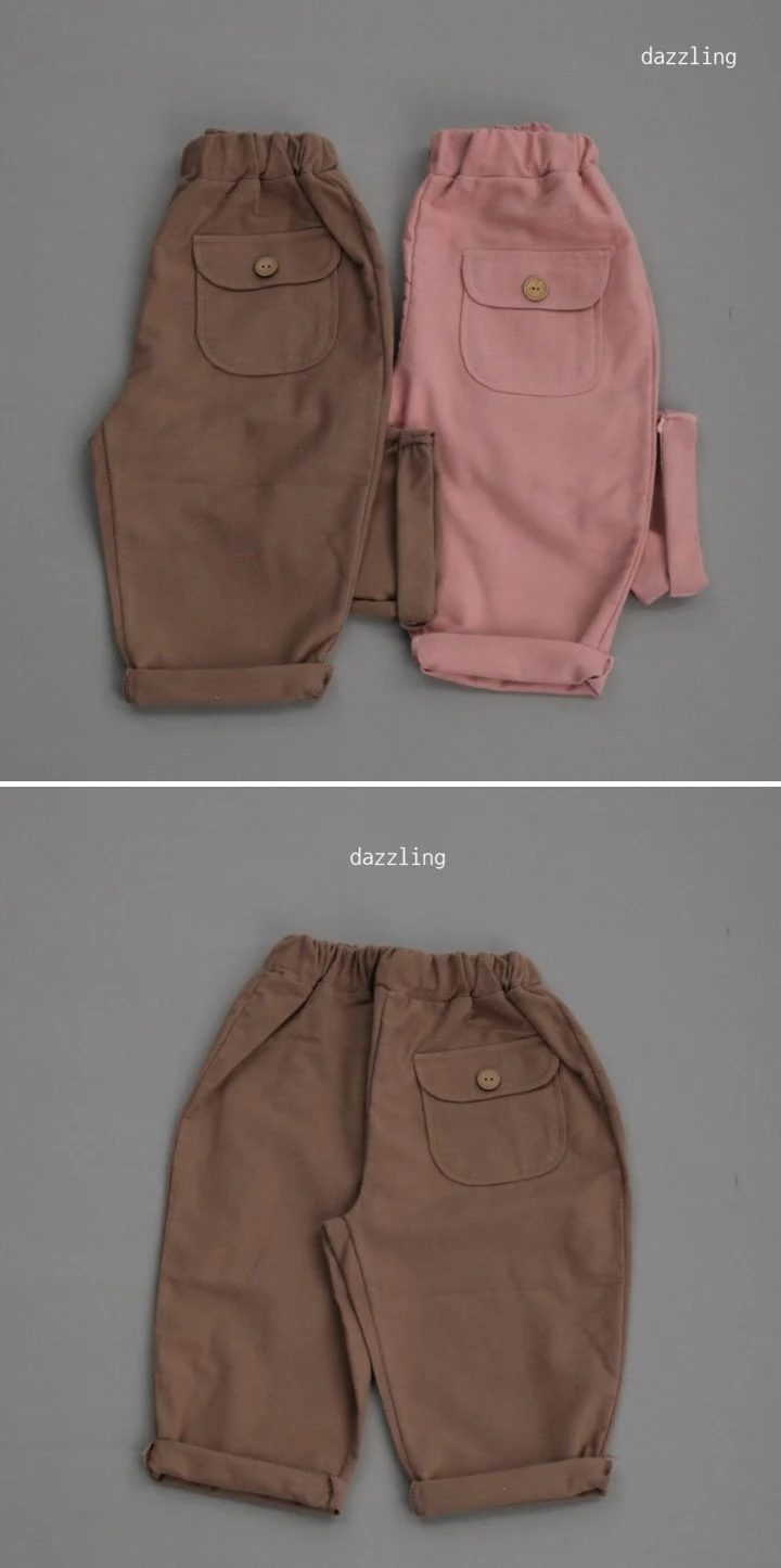 Dazzling - Korean Children Fashion - #minifashionista - Pocket Pants