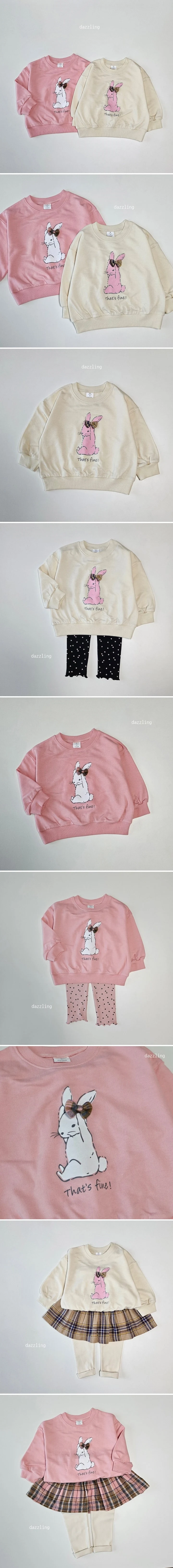 Dazzling - Korean Children Fashion - #prettylittlegirls - Rabbit Tee