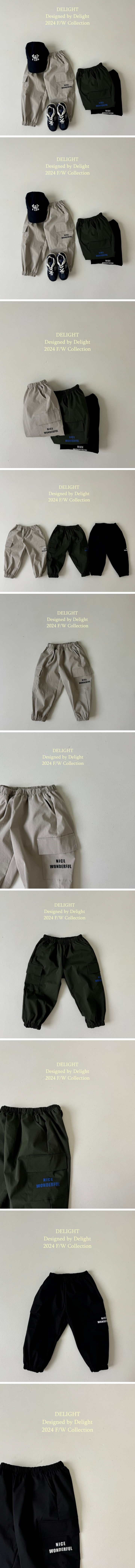 Delight - Korean Children Fashion - #designkidswear - Nice Woven Cargo Pants