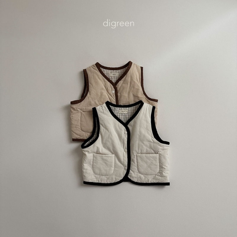 Digreen - Korean Children Fashion - #Kfashion4kids - Reversible Vest - 5