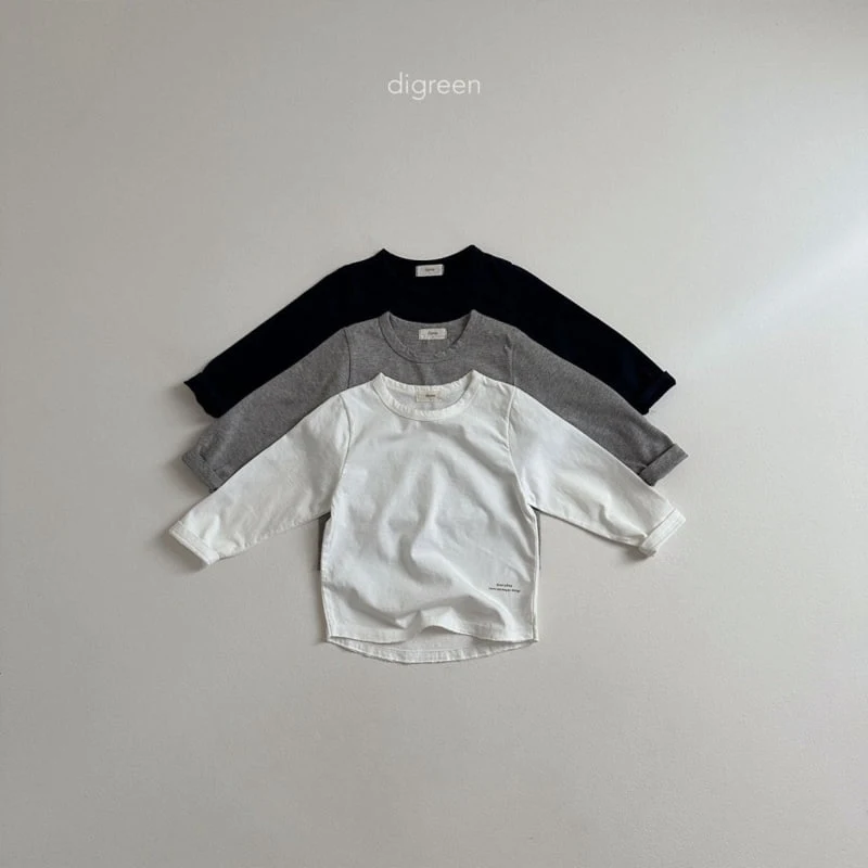 Digreen - Korean Children Fashion - #Kfashion4kids - Letter Tee - 2