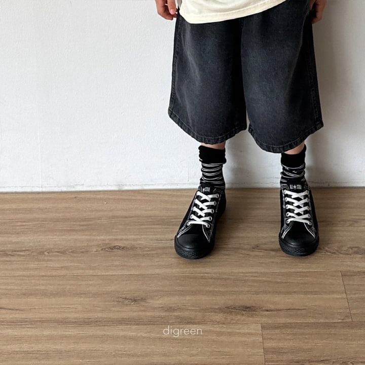 Digreen - Korean Children Fashion - #Kfashion4kids - Together Socks Black - 10