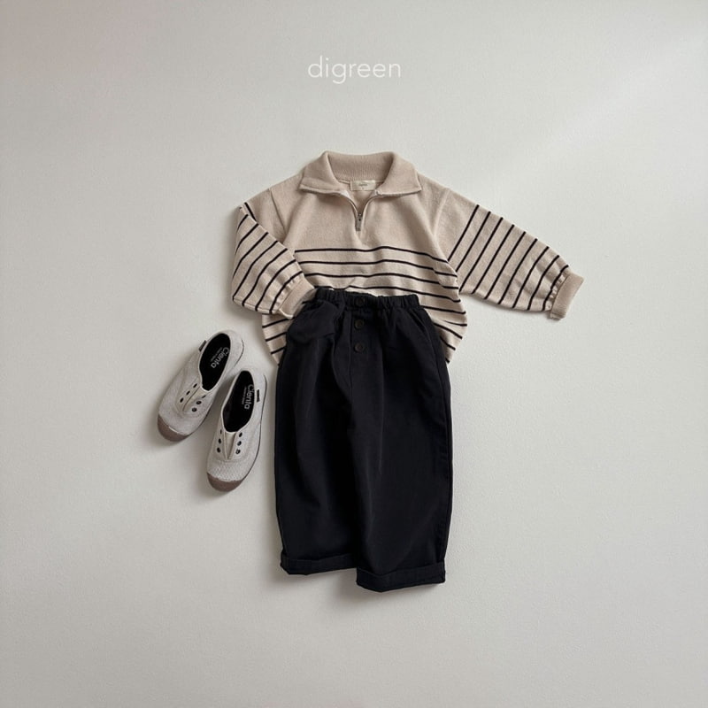 Digreen - Korean Children Fashion - #childofig - Half Open Knit Pullover - 11