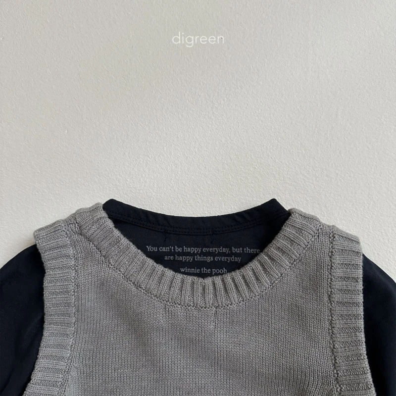 Digreen - Korean Children Fashion - #childofig - Letter Tee - 8