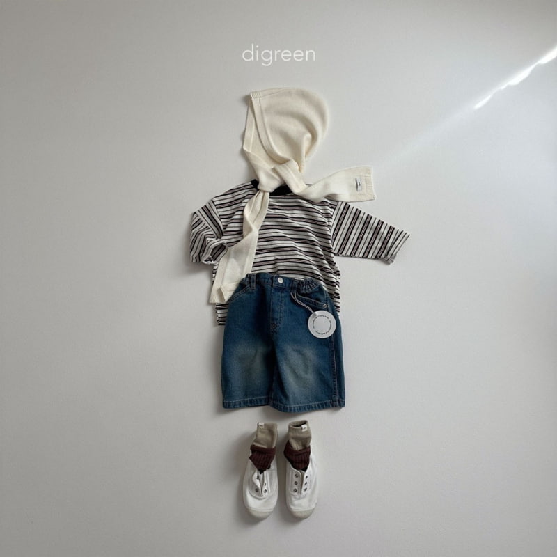 Digreen - Korean Children Fashion - #childofig - Multi Stripe Tee - 7