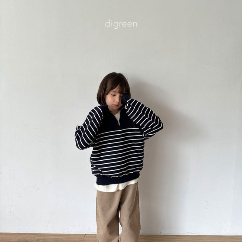 Digreen - Korean Children Fashion - #childrensboutique - Half Open Knit Pullover - 12