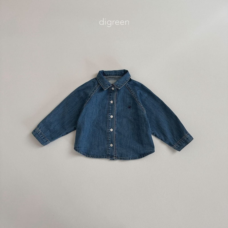 Digreen - Korean Children Fashion - #childrensboutique - Denim Gran Shirts - 2