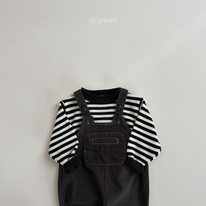 Digreen - Korean Children Fashion - #childrensboutique - Pocket Overalls - 7