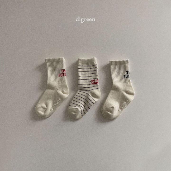 Digreen - Korean Children Fashion - #childofig - Future Socks - 4