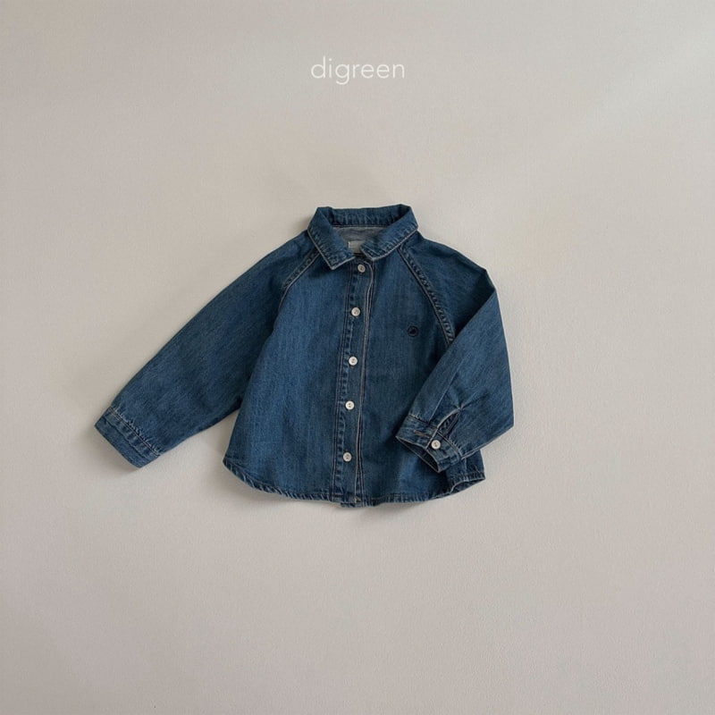 Digreen - Korean Children Fashion - #designkidswear - Denim Gran Shirts - 3